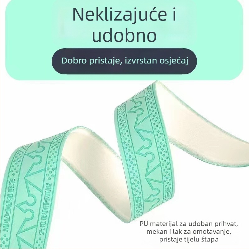 PU navlaka za držač štapa, upija znoj, otpor rotaciji, duljina 2 m ili 3 m, boje: crna i Tiffany plava