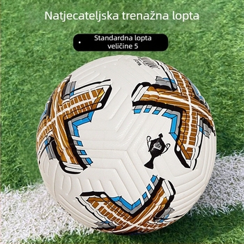 PU nogometna lopta, veličina 5, s ljepilnim šavovima, za trening i natjecanja