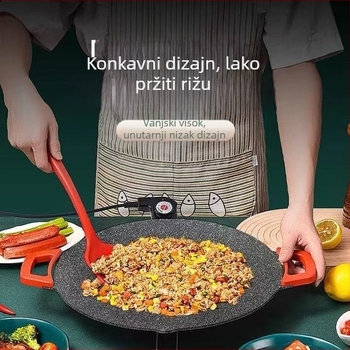 Višestruki električni roštilj tiganj za kućnu upotrebu, Maifan kamen, korejski stil BBQ, električni roštilj, lonac za vruću juhu i pečenje steakova