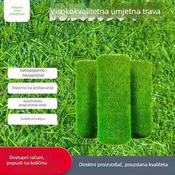 Umjetna trava za golf zelene, kroket terene, zajedničke prostore i vrtiće.