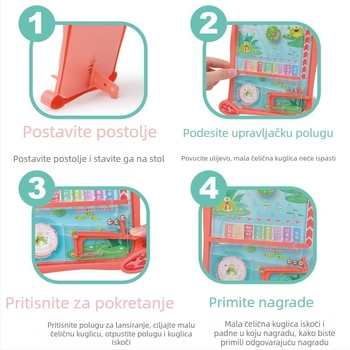 Žabji labirint s kuglicama – obrazovna igra za koncentraciju djece