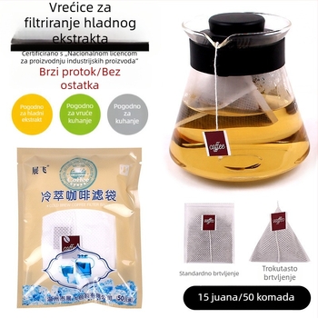 Zhanfei vrećica za filtriranje kave za hladno ekstrakciju – ultrafina papir, japanski materijal