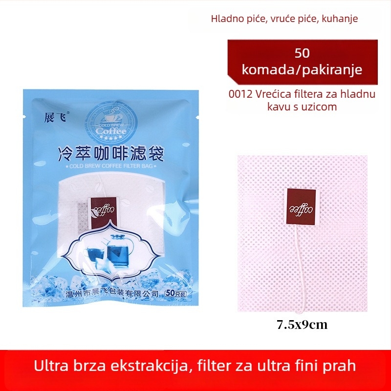 Zhanfei vrećica za filtriranje kave za hladno ekstrakciju – ultrafina papir, japanski materijal