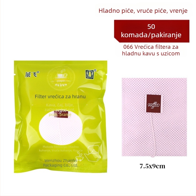Zhanfei vrećica za filtriranje kave za hladno ekstrakciju – ultrafina papir, japanski materijal