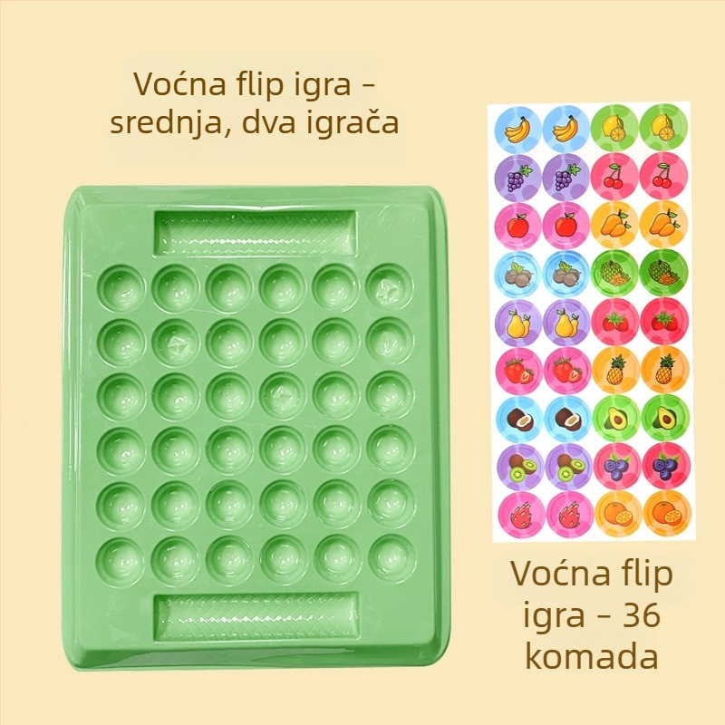 Životinjske flip šah za dvoje — edukativna društvena igra za djecu i obitelj
