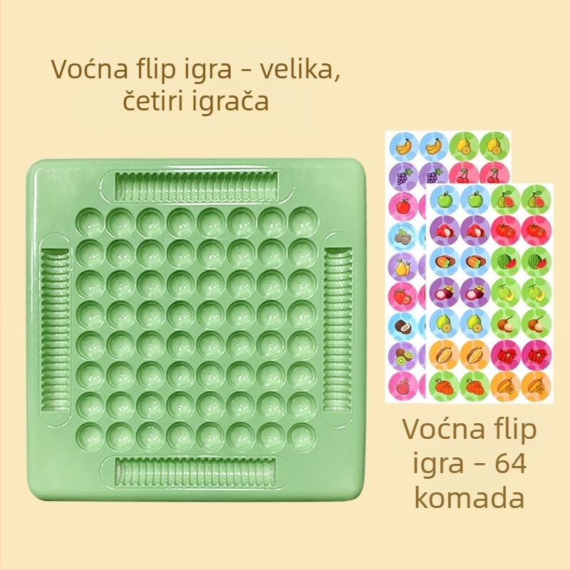 Životinjske flip šah za dvoje — edukativna društvena igra za djecu i obitelj