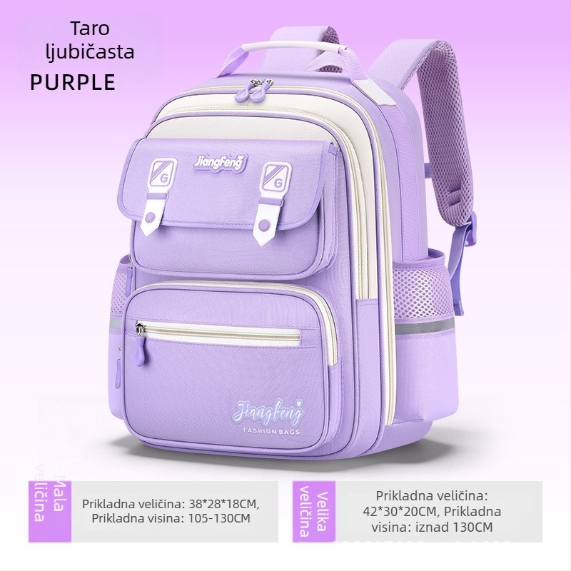 Lagani vodootporni ruksak za osnovnoškolce (razredi 5–6), zaštita kralježnice, prozračni kaiševi, unisex, otisak kapibare, Oxford materijal.