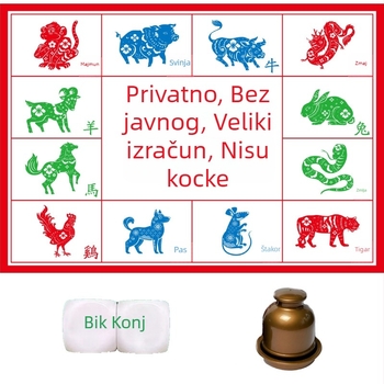 Dvanaest zodijaka - akrilne kocke za obiteljsku zabavu