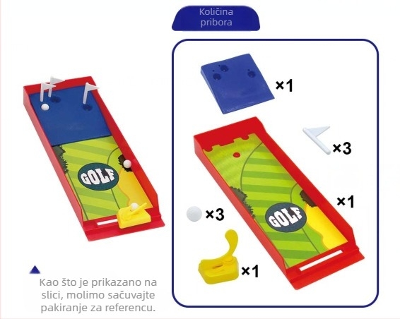 Prstni nogomet, košarka i golf – mini prst sportovi, interaktivna edukativna stolna igra za djecu