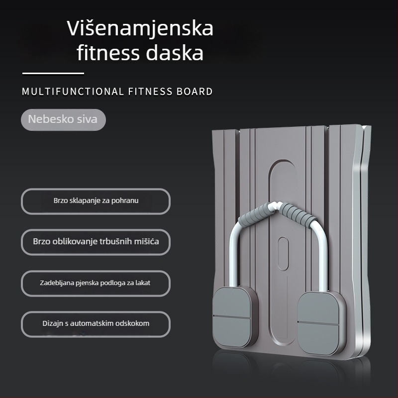 Višenamjenska ploča za fitness za kućnu upotrebu, klizna trbušna ploča s automatskim vraćanjem za unutarnji trening.