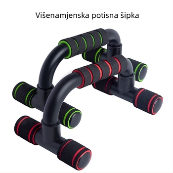 Višefunkcionalni stalak za sklekove s I-oblikom nosača, protuklizan, odvojiv za kućno vježbanje