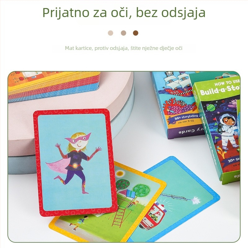 Dječji engleski pripovjedač priča — trening mašte i razmišljanja uz pregled dijagrama