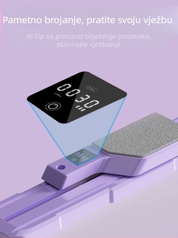 Trbušna daska s višestrukim, podijeljenim dizajnom za kućne Pilates vježbe i toniziranje nogu, tiha skijaška mašina
