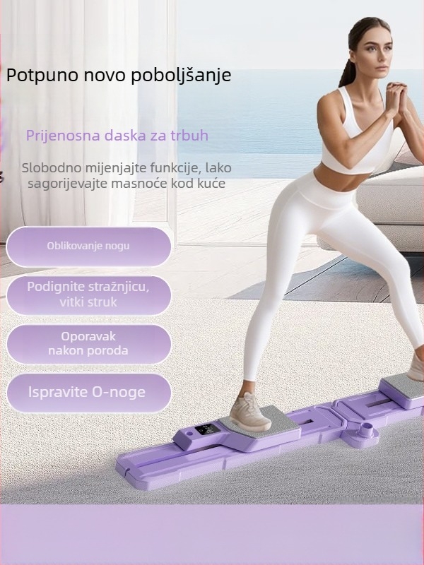 Trbušna daska s višestrukim, podijeljenim dizajnom za kućne Pilates vježbe i toniziranje nogu, tiha skijaška mašina