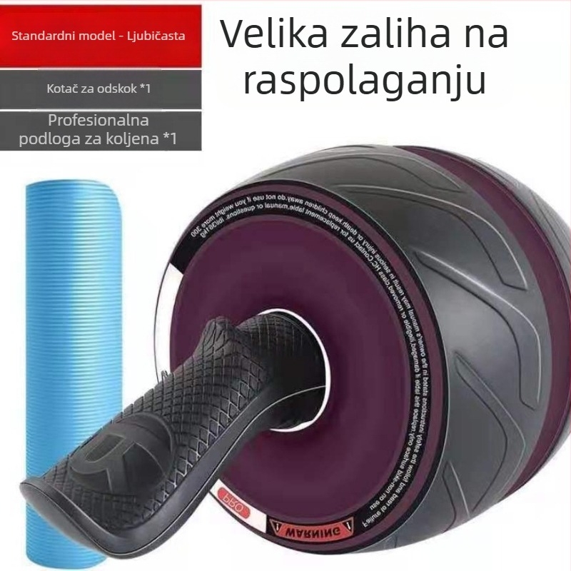 Kotač za trbušne mišiće s automatskim vraćanjem za početnike, toniranje trbuha, kućna i vanjska fitness oprema