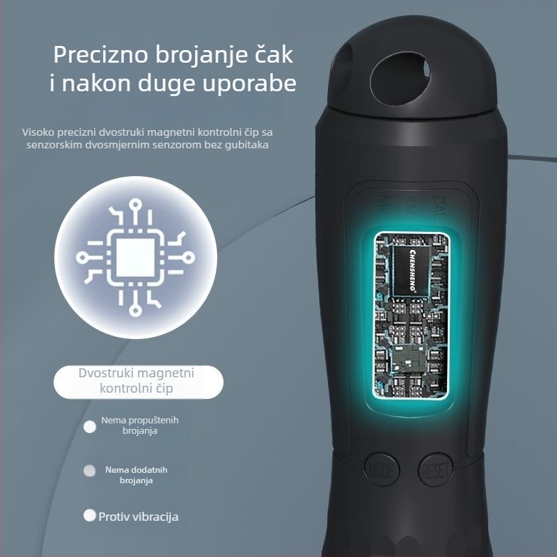 Skakačko užad s čeličnim jezgrom za ispit iz tjelesnog odgoja u srednjoj školi, duljina 3 m, izdanje 2024