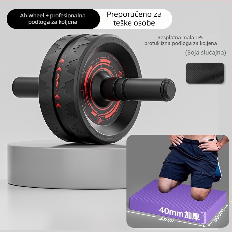 Muški abdominalni valjak s 5 kotačićima za kućnu upotrebu, profesionalni alat za treniranje trbušnih mišića