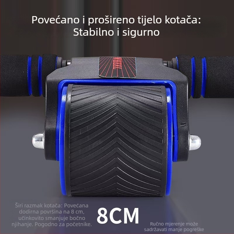 Novo kolut za trbušne mišiće – fitness oprema, automatsko vraćanje