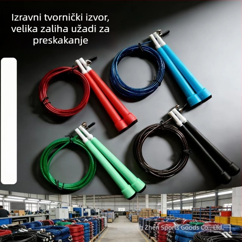 Užič je čeličnog užeta za brzinsko skakanje, lagano i podesivo, za djecu, tinejdžere i odrasle za fitness trening