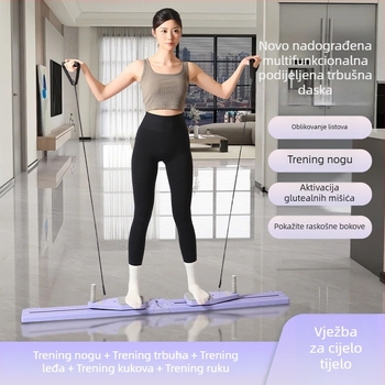 Podijeljena ploča za kućnu trening — toniranje struka i trbuha, pilates, automatsko vraćanje