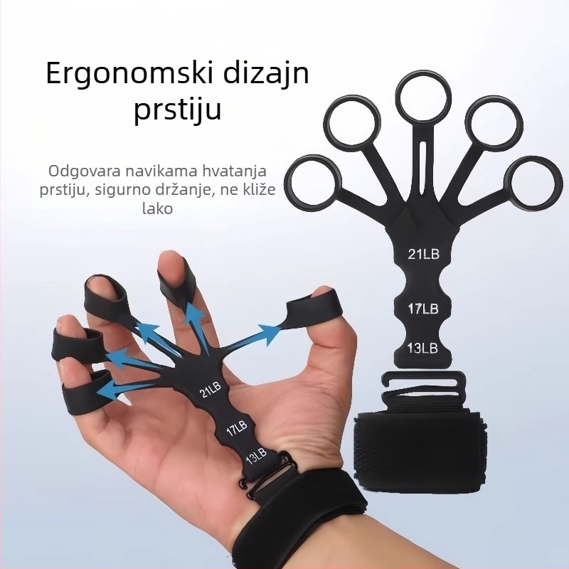 Trener snage hvata s pet prstiju za djecu i učenike osnovne škole