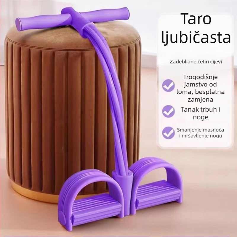Pedalni uređaj za otpor s 6 i 4 cijevi – fitness, mršavljenje nogu, jačanje trbušnih mišića, joga i vježbe trbušnjaka