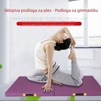 Dječja plesna podloga s protukliznom površinom, pjenasti madrac za trbušnjake i borilačke vještine, sklopiva gimnastička podloga