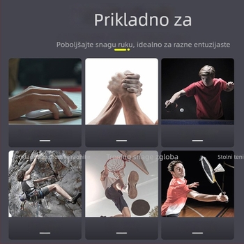 Metalni držač za jačanje hvata, kompaktni trener zglobova i prstiju, visoka elastičnost, profesionalna verzija tipa A – studentsko izdanje