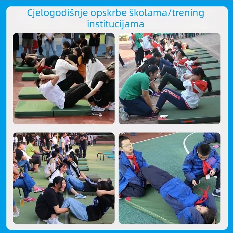 Gimnastička podloga za treninge, podloga za vježbe trbušnjaka i kućnu plesnu vježbu, pjenasta podloga