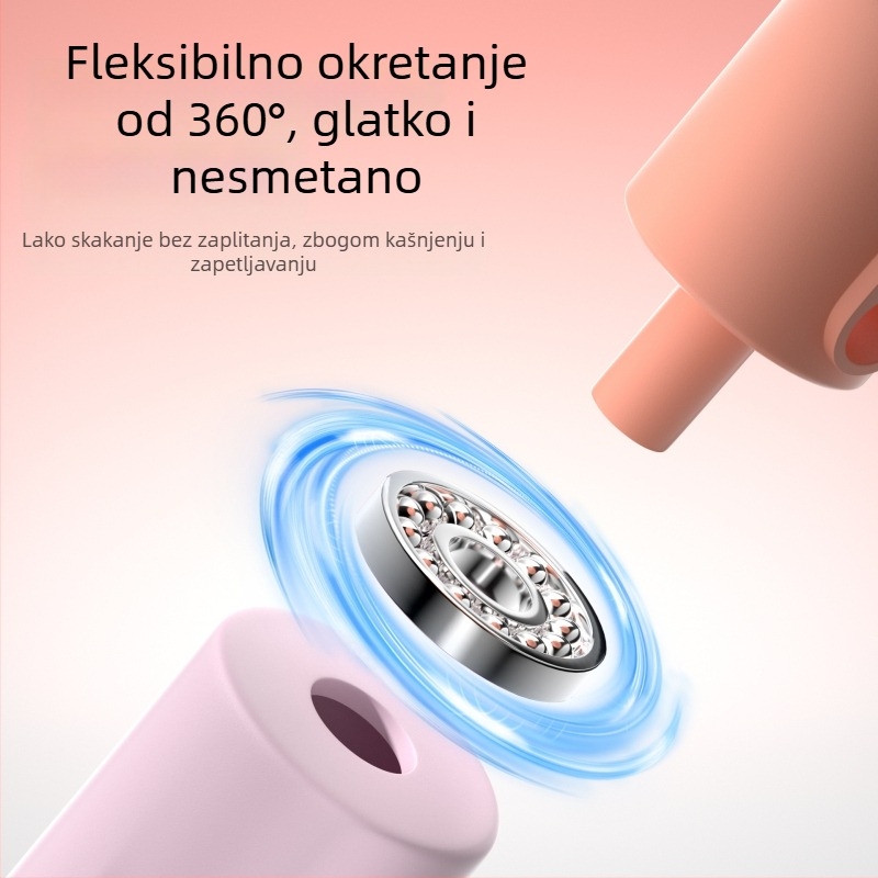 Bežični elektronički užad za preskakanje s težiškom kuglicom, podesiva metalna žica, za djecu 6–12 godina, osnovnoškolci