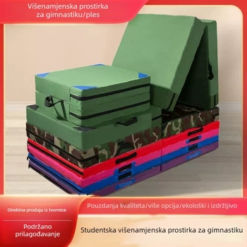 Sklopiva gimnastička podloga za jogu, ples i borilačke vještine; podloga za vježbe trbušnjaka