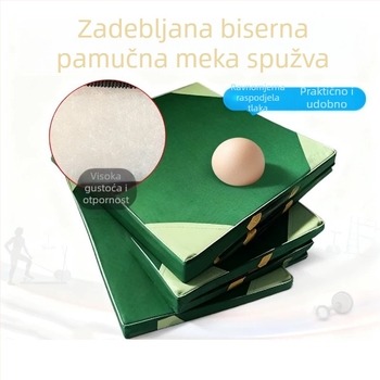 Sklopiva gimnastička podloga za jogu, ples i borilačke vještine; podloga za vježbe trbušnjaka
