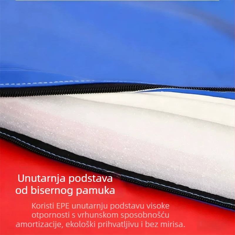 Sklopiva gimnastička podloga za jogu, ples i borilačke vještine; podloga za vježbe trbušnjaka