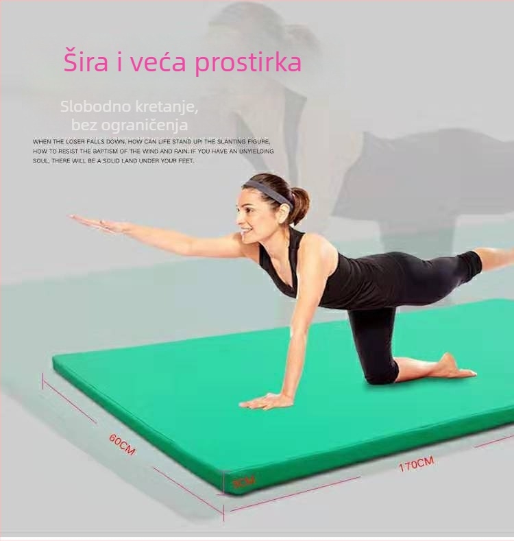 Deblja antisklizna joga i gimnastička podloga za dječju plesnu praksu, fitness i vježbe za trbuh