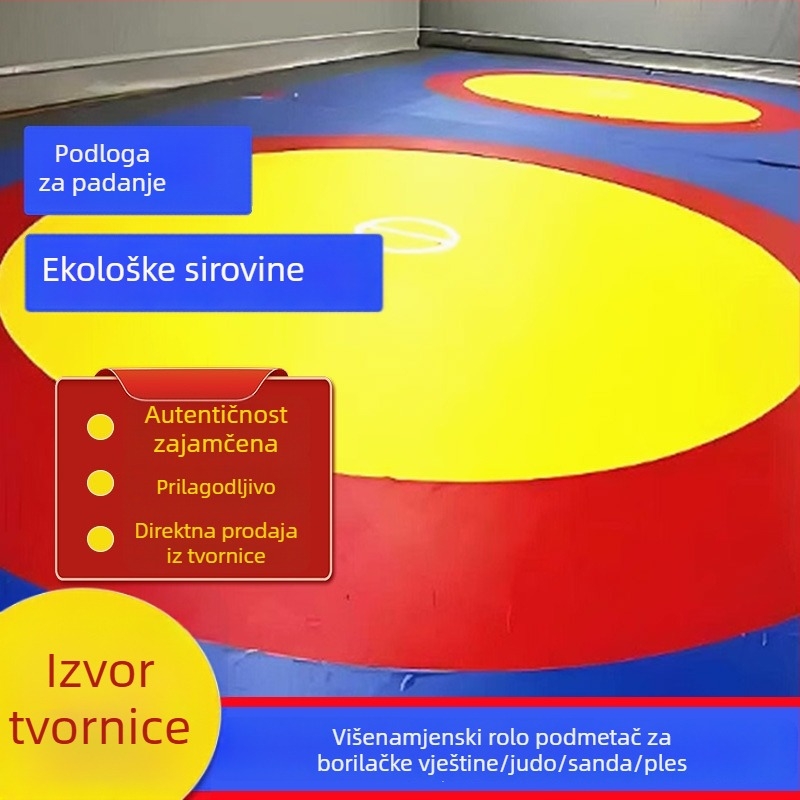 Mat borilačkih vještina sanda i juda, rolna podloga za trening, XPE sportska podloga za ples, cheerleading i fitness trening