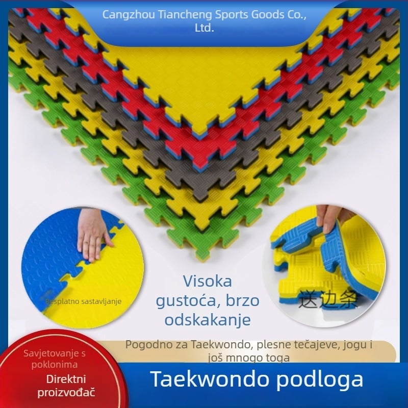 EVA pjena podloga za Taekwondo i ples – modularna pjena podloga za borilačke sportove, Sanda, fitness i dječje aktivnosti