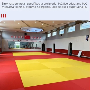 Podovi za borilačke vještine: judo, sanda, hrvanje, taekwondo, gimnastika, ples i joga