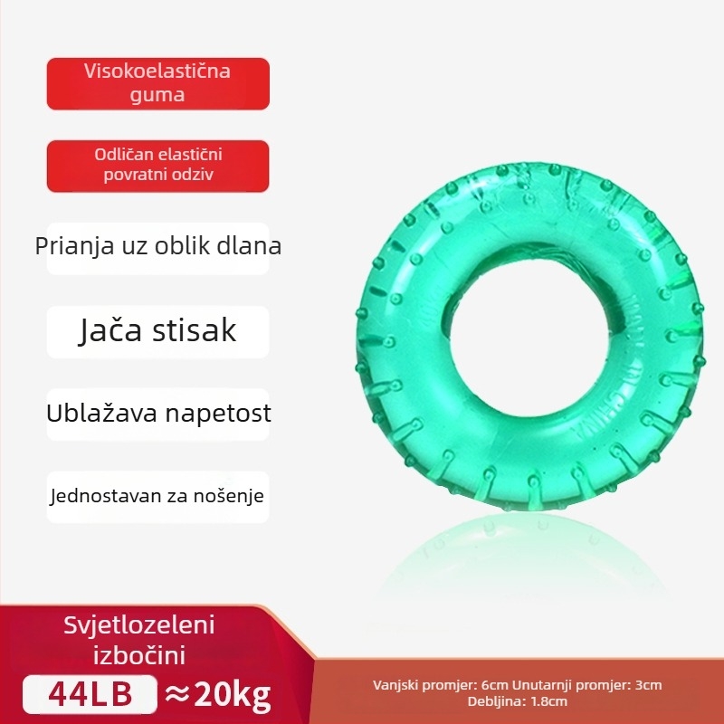 Gumeni prsten za jačanje hvata i rehabilitacijska lopta – uređaj za treniranje snage hvata i prstiju