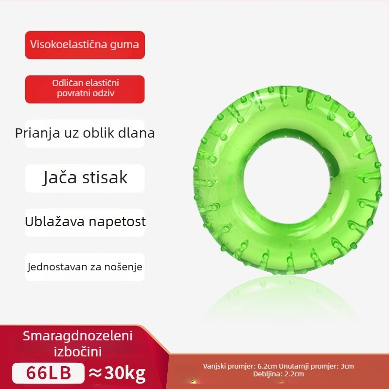 Gumeni prsten za jačanje hvata i rehabilitacijska lopta – uređaj za treniranje snage hvata i prstiju
