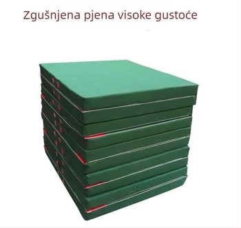 Silikonska sklopiva gimnastička podloga, podloga za ples, podloga za trbušnjake, trening salto, pjenasta podloga za sportski trening, joga podloga