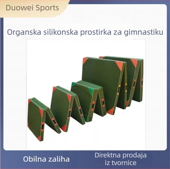 Silikonska sklopiva gimnastička podloga, podloga za ples, podloga za trbušnjake, trening salto, pjenasta podloga za sportski trening, joga podloga