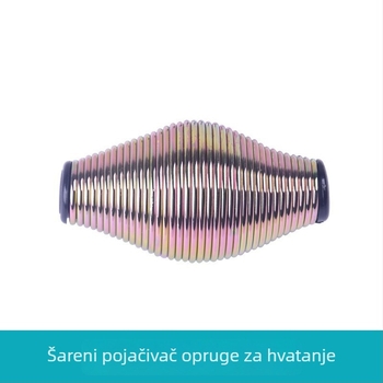 Metalni uređaj za treniranje stiska ruke s oprugom — opuštanje i rehabilitacija, kromirani prstni trenažer
