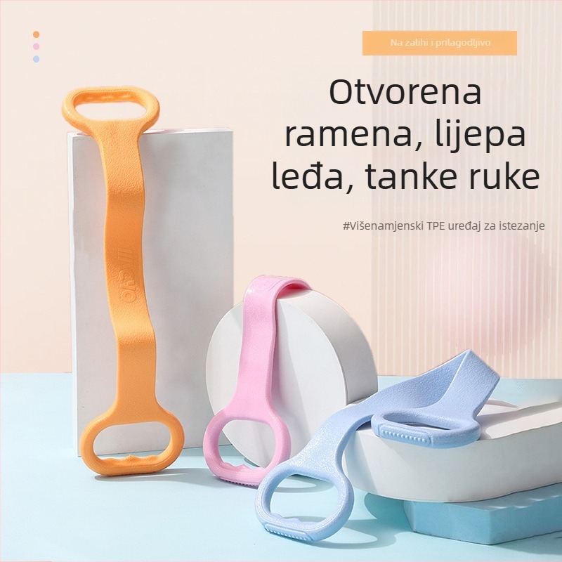Traka otpora za trening joge i pilatesa, otvaranje leđa i ramena, kućna oprema za istezanje