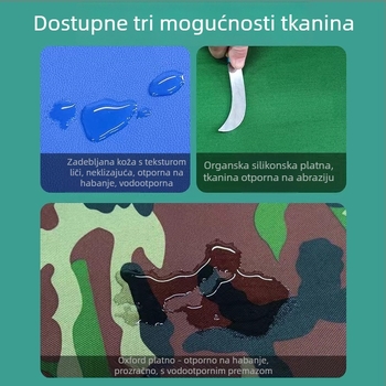 Sklopiva pjenasta podloga za trbušnjake, fitness i gimnastiku