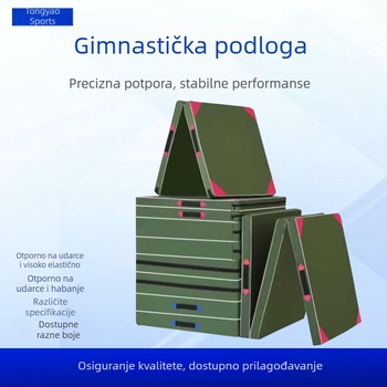Trostruko slojevita podloga za trbušnjake, gimnastička podloga, pjenasta podloga za plesne vježbe i sportske treninge