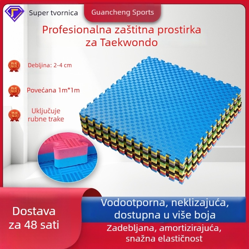 EVA modularna tatami podloga za Taekwondo, fitness, ples i borilačke vještine – deblja pjenasta podloga