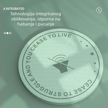 Paidu TPE mata za skakanje konopca, unutarnja uporaba, zvuk izoliran, protuklizna, ublažavanje udara, okrugli mat za fitness, ples i jogu