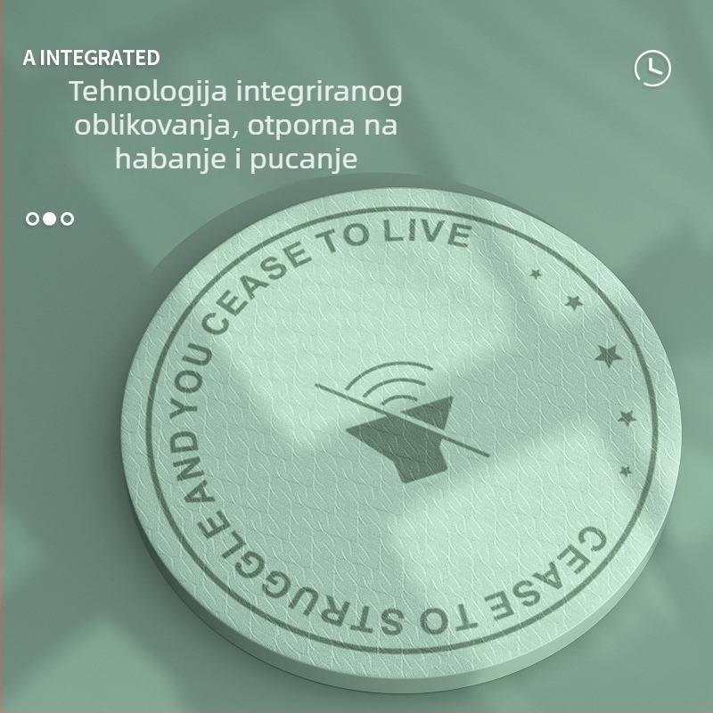 Paidu TPE mata za skakanje konopca, unutarnja uporaba, zvuk izoliran, protuklizna, ublažavanje udara, okrugli mat za fitness, ples i jogu