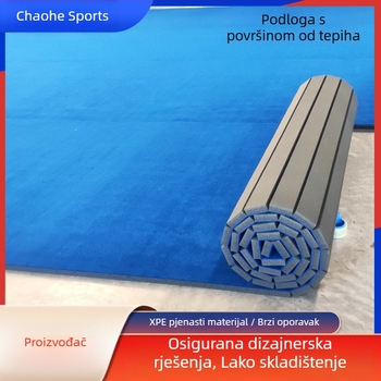 Podloga za borilačke vještine – trening, rolna podloga za fitness, ples i aerobik