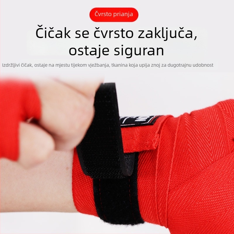 Mikro-elastične boksačke bandage, pamukaste Muay Thai trake za sparing i trening s vrećom